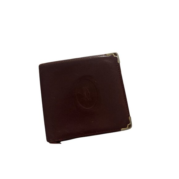CARTIER Vintage Men’s Leather BiFold Wallet - Picture 1 of 11